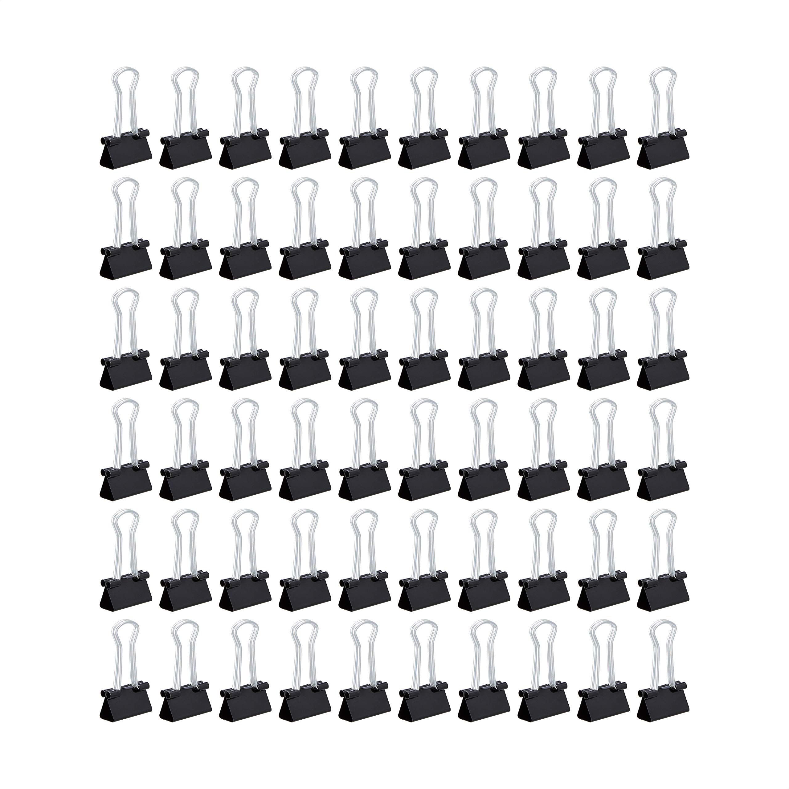 Amazon Basics 19mm黑色長尾夾60個裝商品實物照片