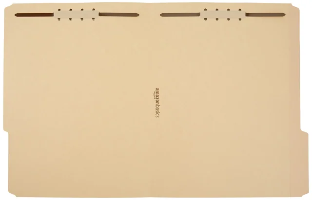 Amazon Basics Letter釦帶文件夾50個裝｜牛皮紙色｜商品實物照片2